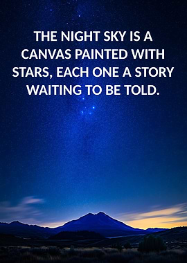 Starry Night Sky Quotes