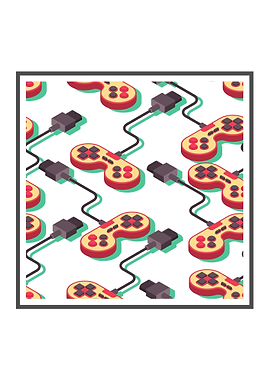 Retro Gamepad Pattern
