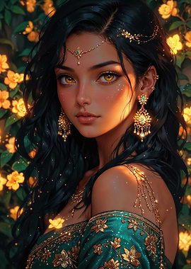 Golden Princess Portrait