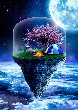 Floating In Outer Space