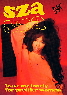 SZA Poster - Leave Me Lonely