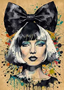 Sia Watercolor Portrait