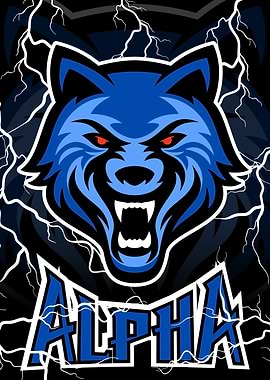 Blue Wolf Alpha Logo