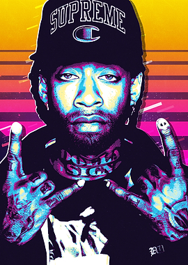 Ty Dolla $ign Retro art