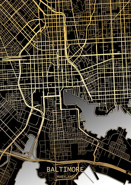 Baltimore City Map