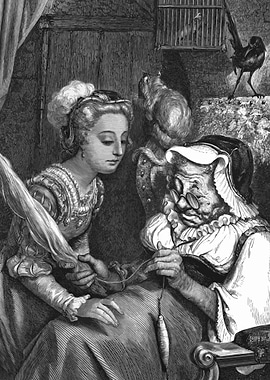 Young Woman and Old Woman