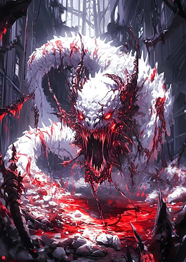 White Dragon in Blood
