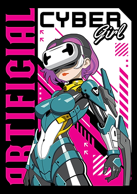 Cyberpunk Anime Girl Manga Japanese Style