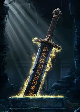 Ancient Sword in Ruins