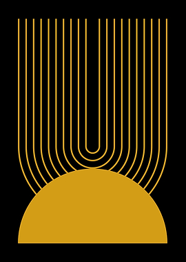 Abstract Sunburst Art