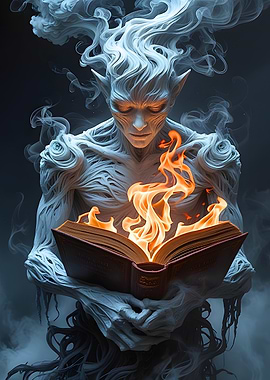 Burning Book Spirit