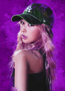 Giselle Aespa Whiplash in Camo Hat