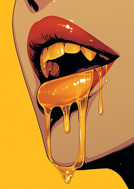 Honey Dripping Lips