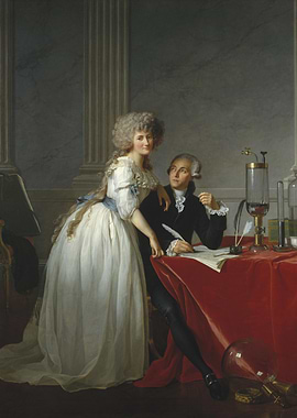 Portrait of Lavoisier and His Wife