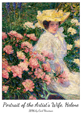 'Portrait of the Artist’s Wife, Helene' (1896) by Carl Newman