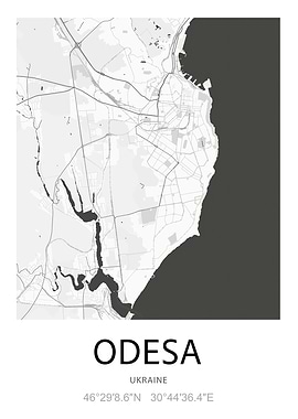 Odesa City Map