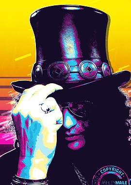 Slash retro art