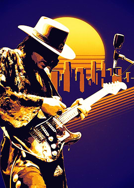 Guitarist Silhouette