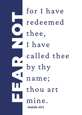 Isaiah 43:1 Christian Bible Verse