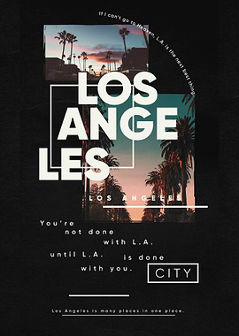 Los Angeles City Poster