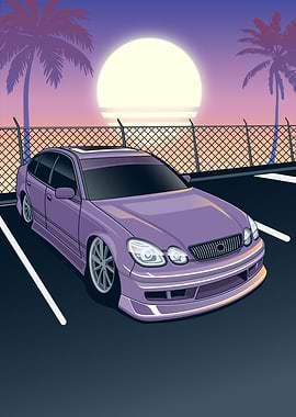 Toyota Aristo Synthwave