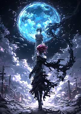 Lighthouse Anime Girl