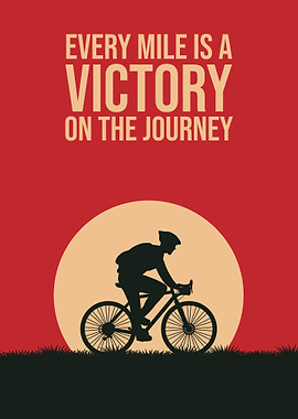 Cycling Victory Poster