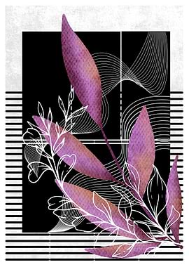 Watercolor Floral Abstract