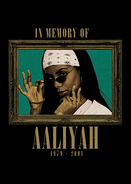 Aaliyah Tribute Poster