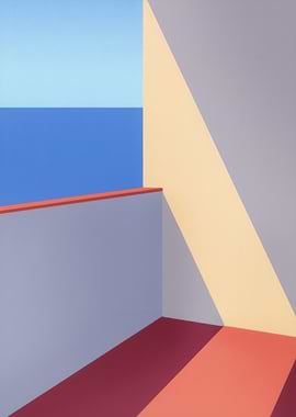 Minimalist Geometric Abstract