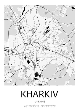 Kharkiv City Map