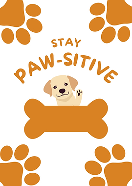 Stay Paw-sitive Dog Puns