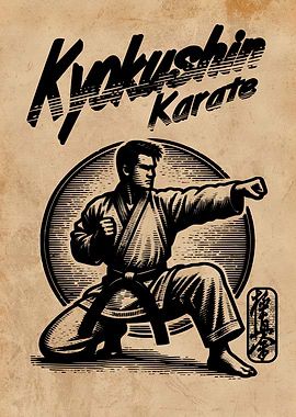 Kyokushin Karate Illustration