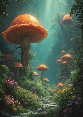 Enchanted Mushroom Forest