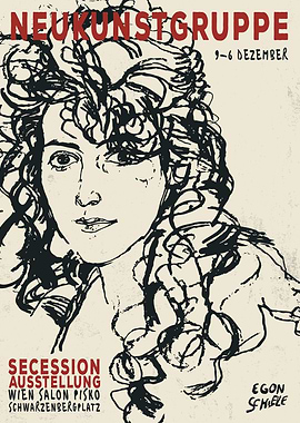 Egon Schiele Art Poster
