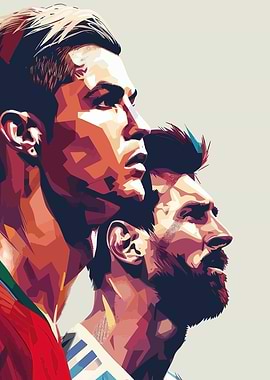 Ronaldo & Messi Portrait
