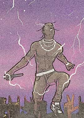 Travis Scott Illustration