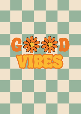 Good Vibes Checkerboard