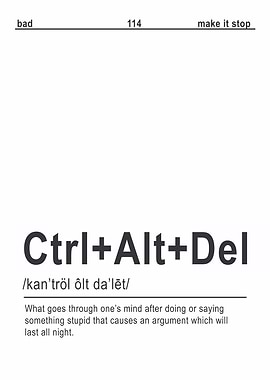 Ctrl+Alt+Del Definition
