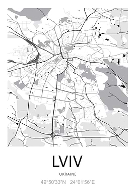 Lviv City Map