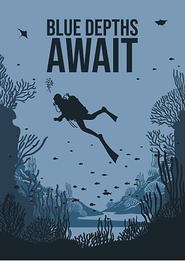 Scuba Diving Poster