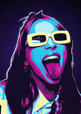 Billie Eilish retro Art