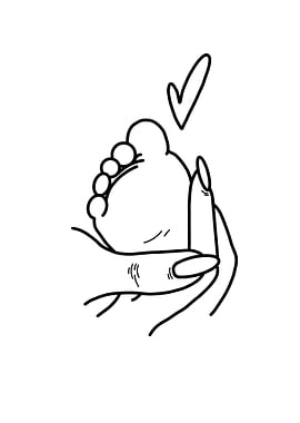 Baby Foot in Hand