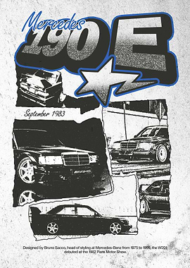 Mercedes 190E Grunge Style