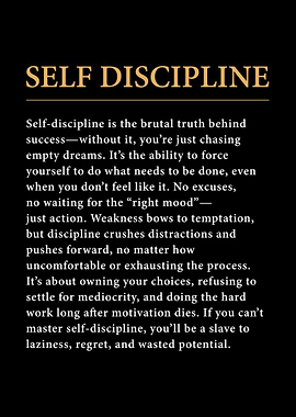 Self-Discipline Quote