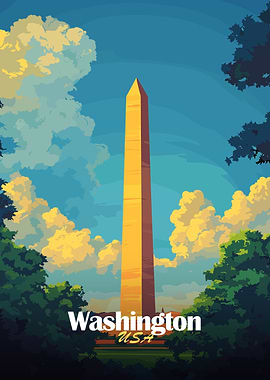 Washington Monument Poster