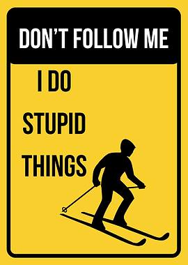 Don't Follow Me, I Do Stupid Things