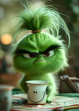 Grumpkin Holding a Mug