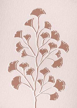Ginkgo Leaf Branch Art