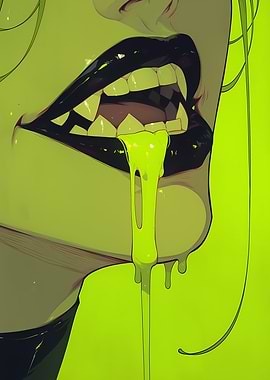 Green Slime Dripping